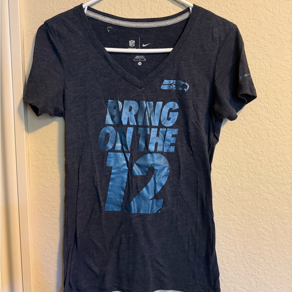 Seahawks - Nike Blue Graphic T-Shirt